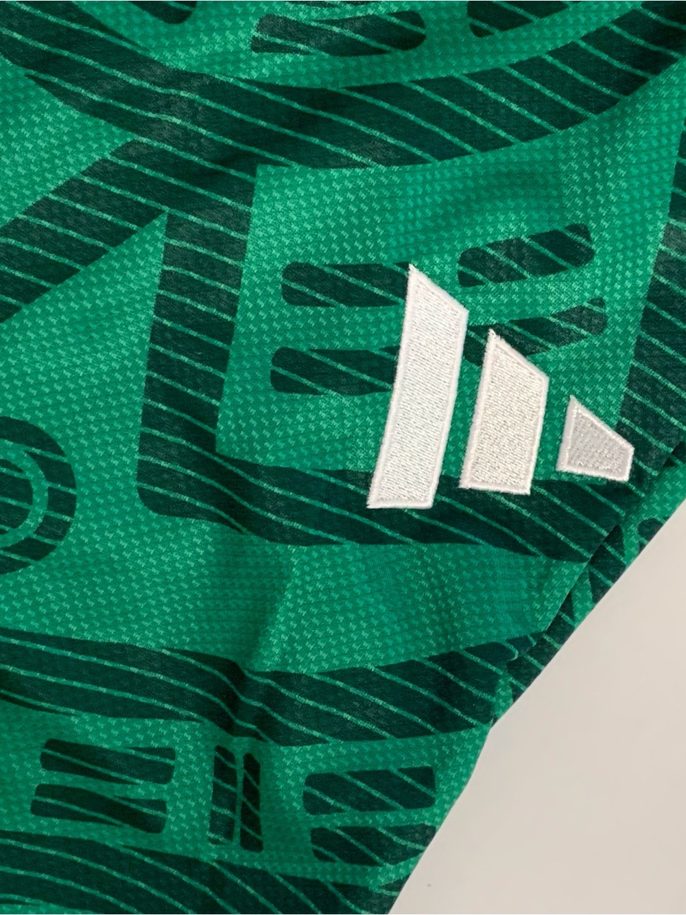 adidas Green Mexico Soccer Jersey with Aztec Graphic - Picture 4 of 6